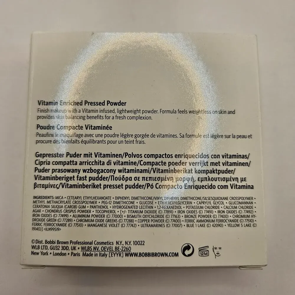 LOT OF 2 BOBBI BROWN PEACH VITAMIN ENRICHED PRESSED POWDER 0.28oz NIB